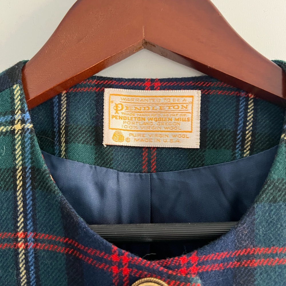 Pendleton Authentic Wool Vintage Plaid Women's Ja… - image 2